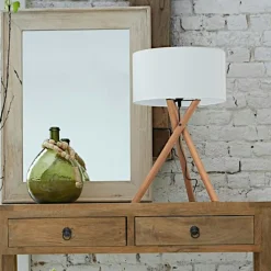 Table basse industrielle bois métal boulons BROOKLYN