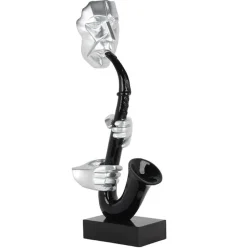Table basse ronde en verre – cadre doré ⌀80 cm TULUM