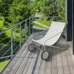 Table d'appoint de jardin en aluminium vert argile OSLO