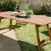 Table de jardin 10 personnes acacia 220x90 BAHIA
