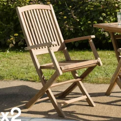 Table de Jardin extensible Teck 180/240x100x75cm SUMMER ref. 30020807