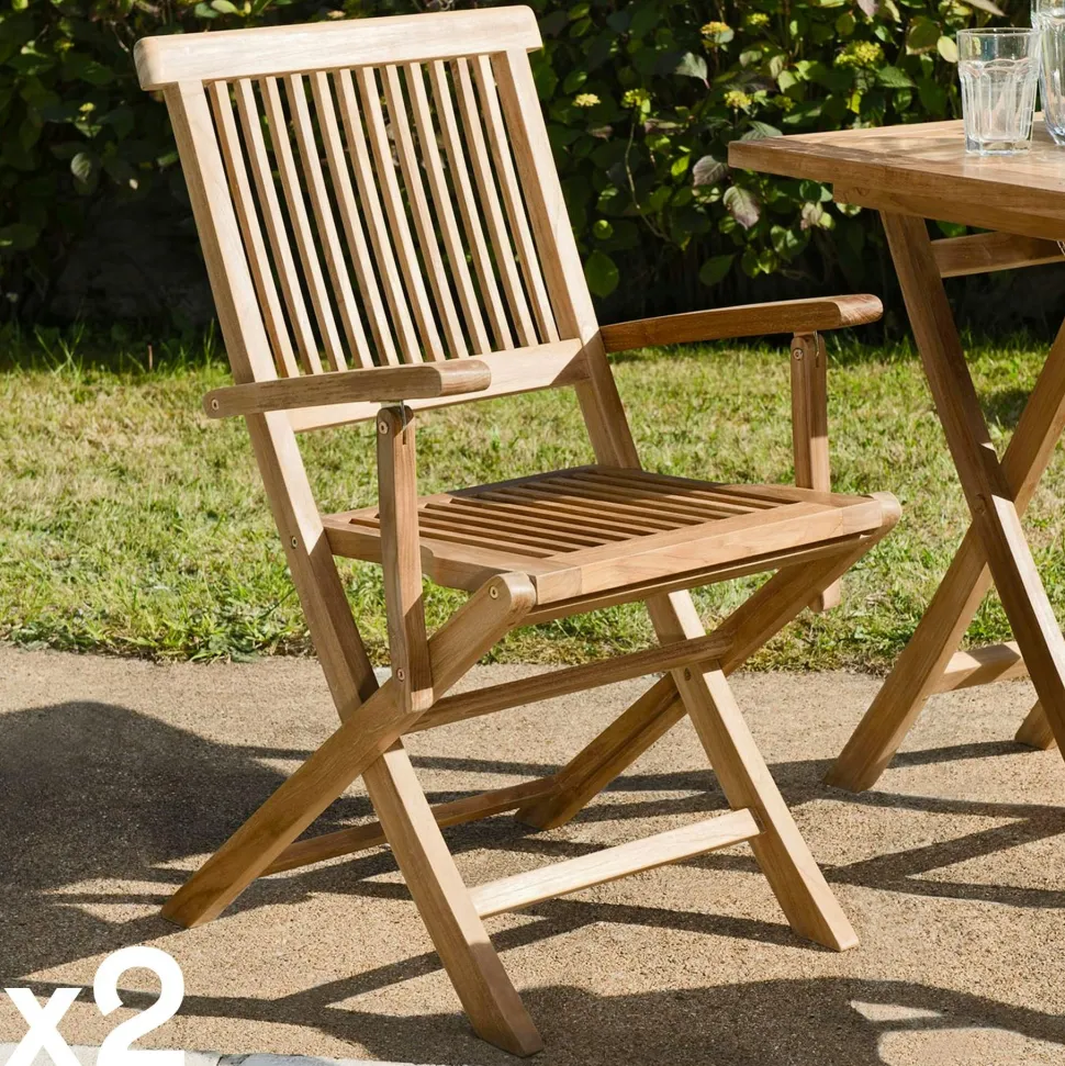 Table de jardin extensible teck 180/240 SUMMER