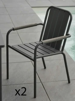 Table de jardin ronde en aluminium vert argile Ø 130 cm STOCKHOLM