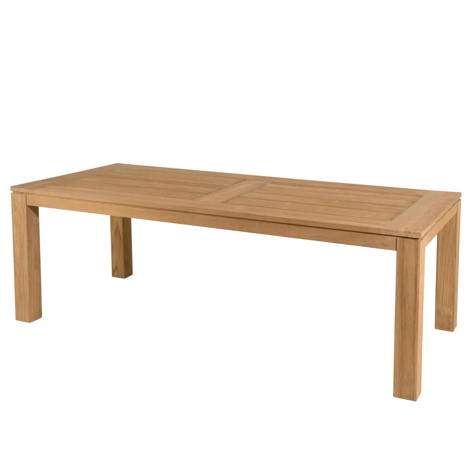 Table de Jardin Teck 220x100x77cm BERGEN ref. 30020830