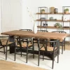 Table de repas bois recyclé pin 220 cm CRACOVIE