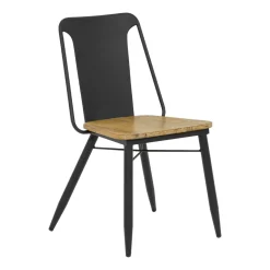 Table de Repas extensible Inspiration Indus' en Acacia et Métal 180/230x100x76cm BROOKLYN