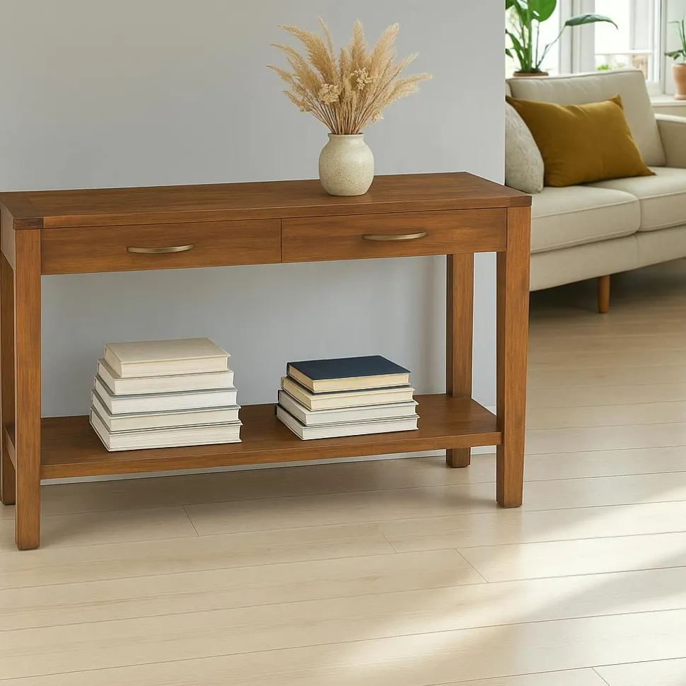 Table gigogne bois style colonial LOLA (lot de 3)
