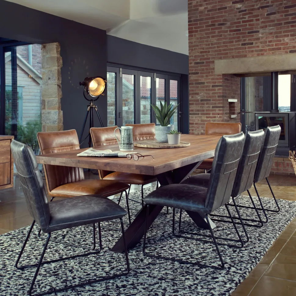 Table gigogne noir et or NOVA (lot de 2 pièces)