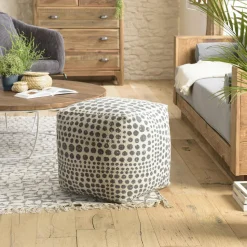 Table gigogne ronde en métal doré (lot de 2)