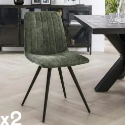 Table pied central en chêne brun avec bords naturels 200 cm PALERME