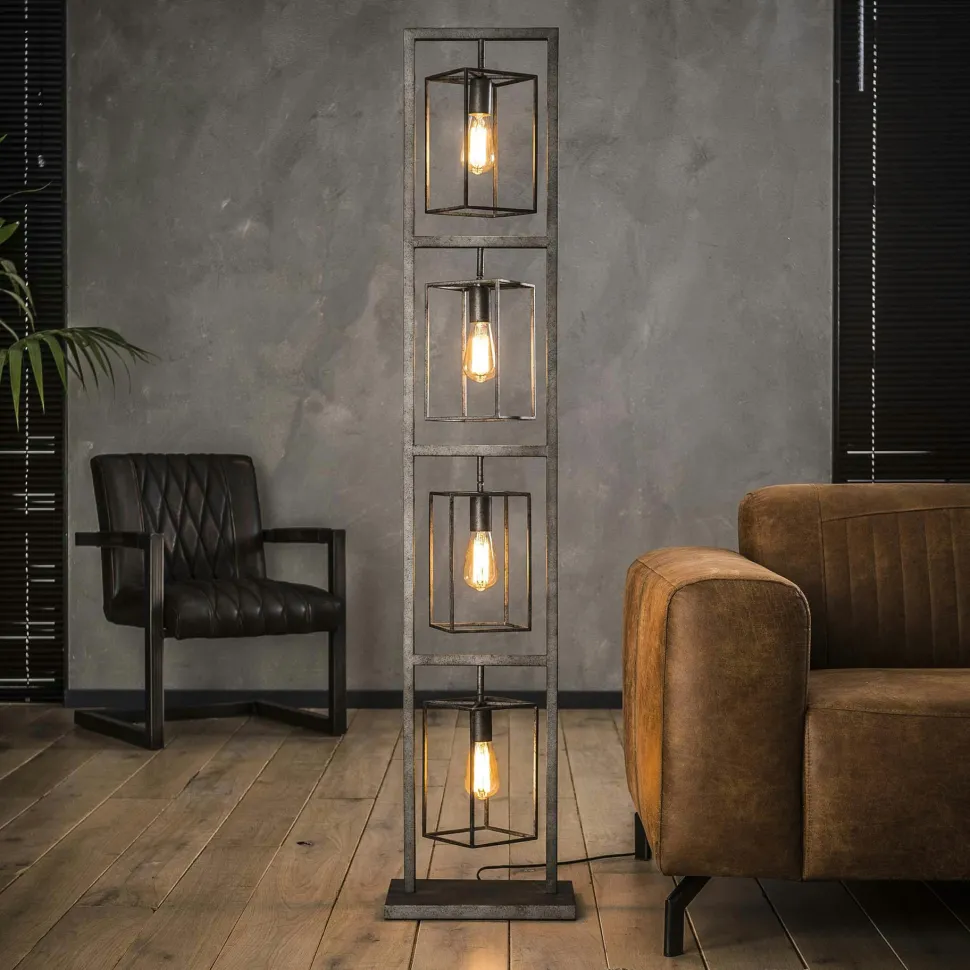 Table ronde en chêne clair avec piètement baguette ø120 cm AMSTERDAM