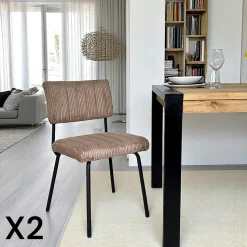 Table ronde extensible en chêne brun 130 cm PALERME