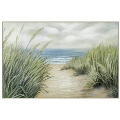 Tableau chemin de bord de mer 120x80 cm