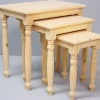 Tables gigognes hévéa 52x34x54cm TRADITION