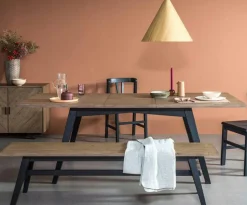 Tabouret de bar blanc (lot de 2) LEEDS