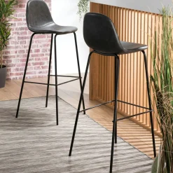 Étagère murale effet bois clair avec retour (lot de 2) MARFA