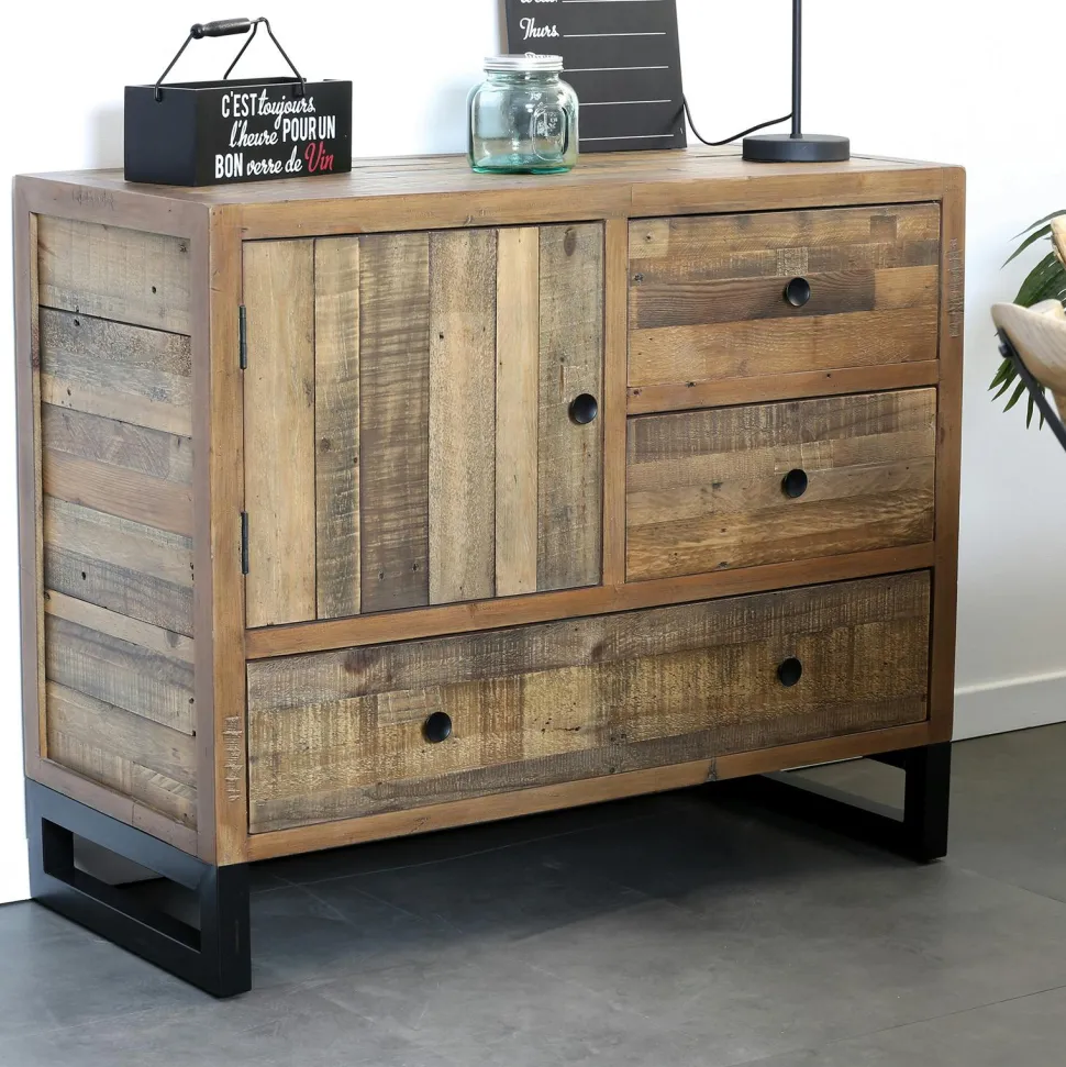 Tête de lit bois hévéa massif 154 cm TRADITION